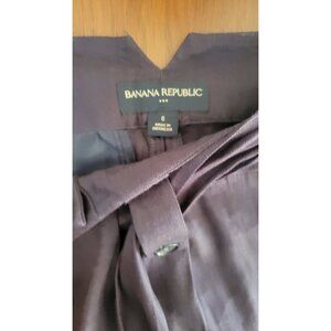 BANANA REPUBLIC - navy skirt, 6